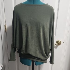 Olive Green Women's Blouse